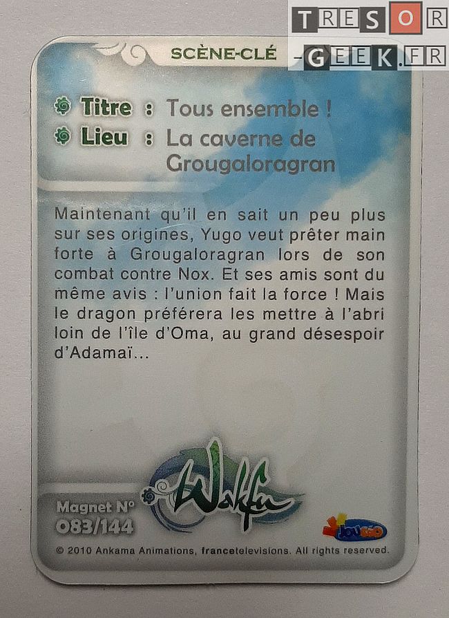 Magnet Wakfu #83: Tous ensemble ! (épisode 16)
