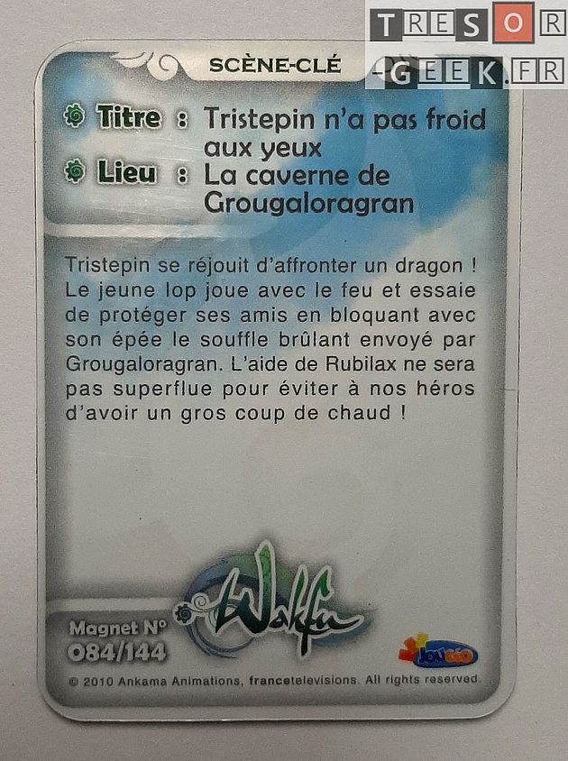 Magnet Wakfu #84: Tristepin n'a pas froid aux yeux (épisode 16)