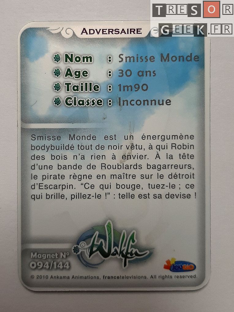Magnet Wakfu #94: Smisse Monde (épisode 18)