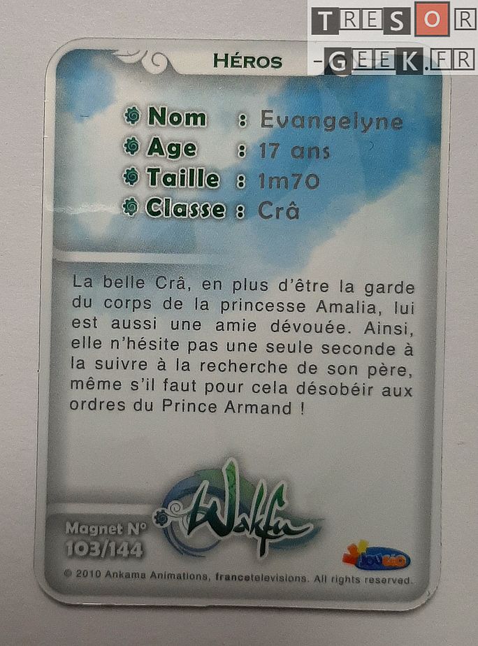 Magnet Wakfu #103: Evangelyne (épisode 20)