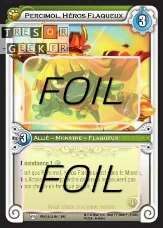Percimol, Héros Flaqueux FOIL [Pandala 84/162 WAKFU]