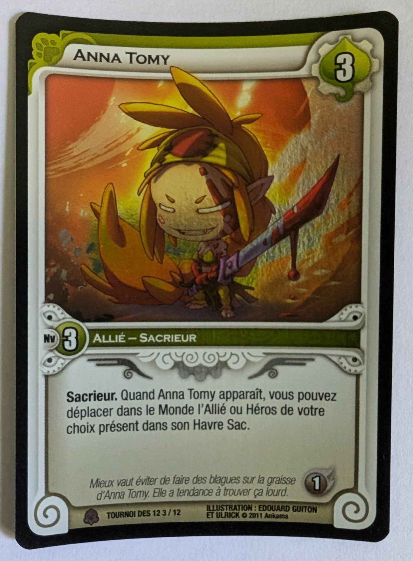Anna Tomy FOIL [Wakfu TCG Promo]