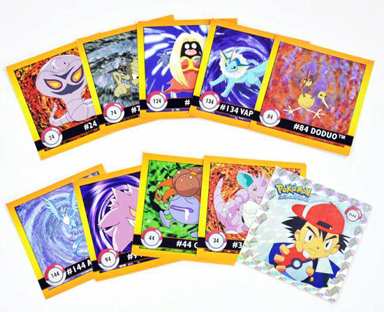 Sachet 10 stickers Pokemon Séries 1