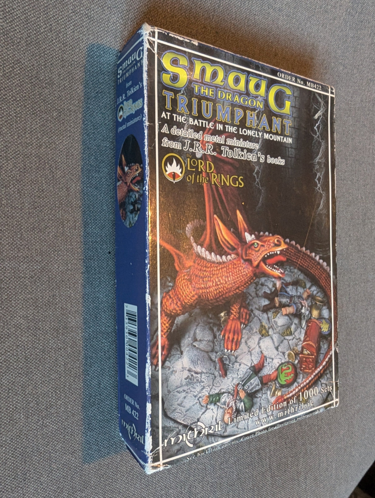 Smaug the Dragon Triumphant (1000 ex.) en métal - Mithril Miniatures