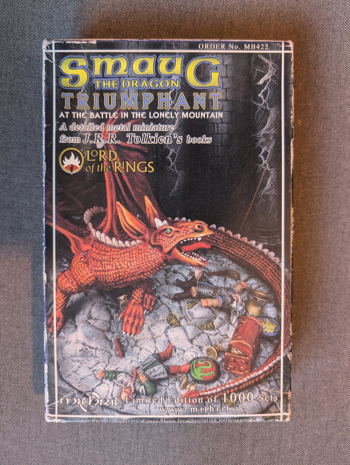 Smaug the Dragon Triumphant (1000 ex.) en métal - Mithril Miniatures