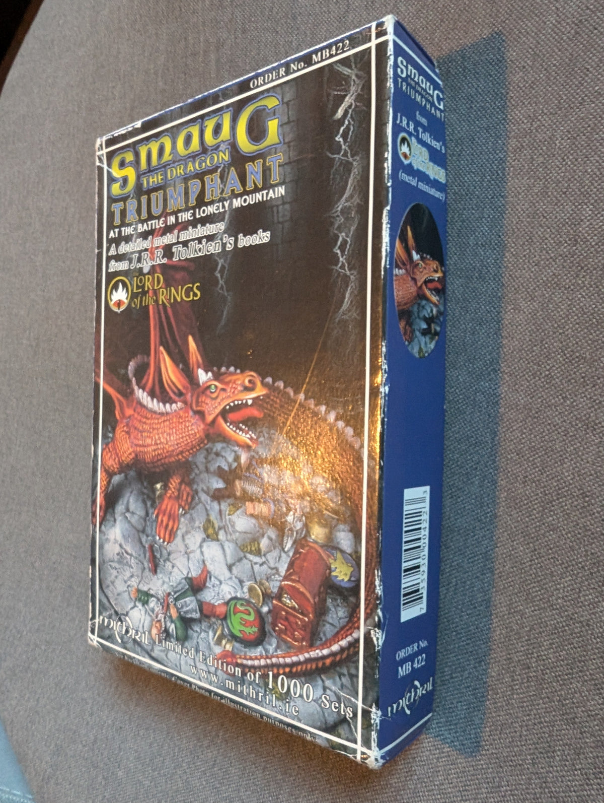 Smaug the Dragon Triumphant (1000 ex.) en métal - Mithril Miniatures